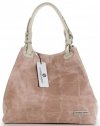Bőr táska shopper bag Vittoria Gotti púderrózsaszín V692754