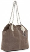 Bőr táska shopper bag Vittoria Gotti földszínű V3081