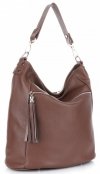Bőr táska shopper bag Genuine Leather barna 1326
