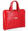 Bőr táska aktatáska Vittoria Gotti piros V871