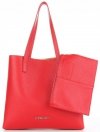 Bőr táska shopper bag Vittoria Gotti piros V694150