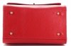 Bőr táska kuffer Genuine Leather piros 295