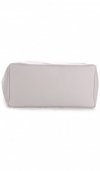 Bőr táska shopper bag Vittoria Gotti világosszürke V602