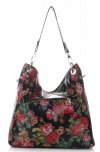 Bőr táska shopper bag Vittoria Gotti fekete V5583K