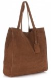 Bőr táska shopper bag Vittoria Gotti vörös V205454