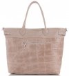 Bőr táska shopper bag Vittoria Gotti púderrózsaszín V691622