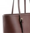 Bőr táska klasszikus Genuine Leather barna 3303