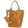 Bőr táska shopper bag Vittoria Gotti B15