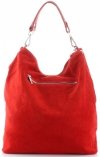 Bőr táska shopper bag Vittoria Gotti piros V3077Z