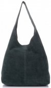 Bőr táska shopper bag Vittoria Gotti palackzöld V8802