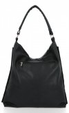 Bőr táska shopper bag Roberto Ricci fekete 19145