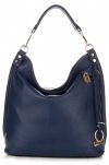 Bőr táska shopper bag Vittoria Gotti tengerkék V8047