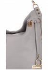 Bőr táska shopper bag Vittoria Gotti világosszürke V8047