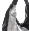 Bőr táska shopper bag Genuine Leather fekete 5521
