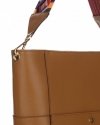 Bőr táska shopper bag Genuine Leather barna K26