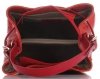 Bőr táska shopper bag Vittoria Gotti piros V344
