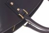 Bőr táska shopper bag Genuine Leather fekete 11A