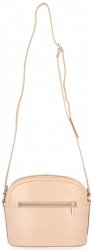 Bőr táska levéltáska Genuine Leather bézs E4098