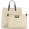 Bőr táska shopper bag Genuine Leather bézs 691756