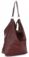 Bőr táska shopper bag Vera Pelle barna 3292