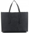 Bőr táska kuffer Vittoria Gotti fekete V3223