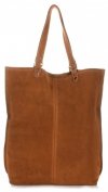 Bőr táska shopper bag Vittoria Gotti vörös V22