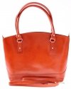 Bőr táska borítéktáska Genuine Leather vörös 858(1