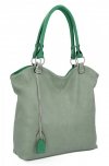 Torebka Uniwersalna Shopper Bag Hernan HB0150 Jasno Zielona