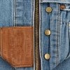 Modny Plecak Damski w Rozmiarze XL 5883 Rudy/Jeansowy