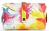 Torebki Skórzane Modne Listonoszki w malowany motyw kwiatów firmy Vittoria Gotti Made in Italy Multikolor Żołta