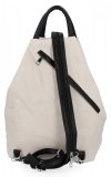 Uniwersalny Plecak Damski firmy Hernan HB0137 Czarny/Beżowy