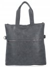 Uniwersalna Torebka Damska Hernan Shopper Bag XL Szara