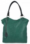 Uniwersalne Torebki Damskie XL firmy Hernan Shopper Bag Butelkowa Zieleń