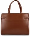 Elegancka Torebka Damska Kuferek firmy Herisson 19R509 Ruda