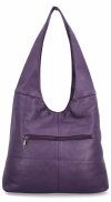 Uniwersalne Torebki Damskie Shopper Bag firmy Hernan HB0141 Ciemno Fioletowa