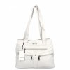 Torebka Damska Na Ramię Shopper Bag firmy Hernan 8006 Biała