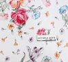 Uniwersalna Torebka Skórzana firmy Vittoria Gotti Made in Italy we wzory Kwiatów Multikolor Biała