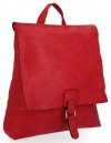 Stylowy Plecak Damski Vintage XL firmy Hernan HB0349 Czerwony