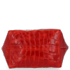 Uniwersalna Torebka Skórzana XL Shopper Bag w motyw zwierzęcy firmy Vittoria Gotti Czerwona