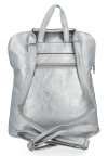 Duży Plecak Damski XL firmy Hernan HB05017-L Srebrny