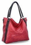 Torebka Damska Shopper Bag XL firmy Hernan HB0337 Bordowa