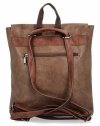 Plecak Damski Vintage firmy Herisson 1502H449 Ziemisty