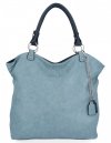 Torebka Uniwersalna Shopper Bag Hernan Błękitna HB0150