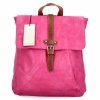 Duży Plecak Damski w stylu Vintage firmy Herisson 1502A512 Fuksjowy