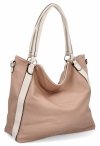 Torebka Damska Shopper Bag XL firmy Hernan HB0337 Pudrowy Róż
