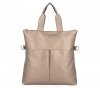 Torebka Damska Shopper Bag XL firmy Hernan HB0362 Stare Złoto