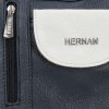 Torebka Listonoszka Na Co Dzień firmy Hernan 9925 Granatowa/Biała