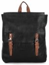 Plecak Damski w Stylu Vintage firmy Herisson 17B336 Czarny
