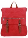 Plecak Damski Vintage XL firmy Herisson 1652H453 Czerwony