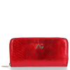 Luksusowe Skórzane Portfele Damskie firmy Vittoria Gotti Made in Italy Czerwony
